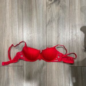 Victorias Secret PINK red lace bra